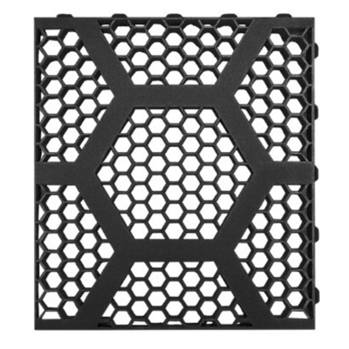Placa Hexafloor na cor preto