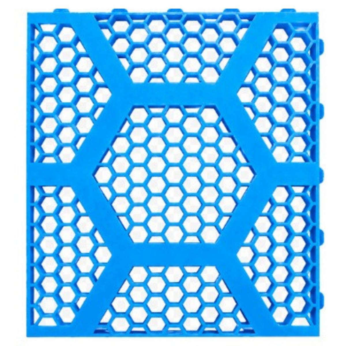 Placa Hexafloor na cor azul