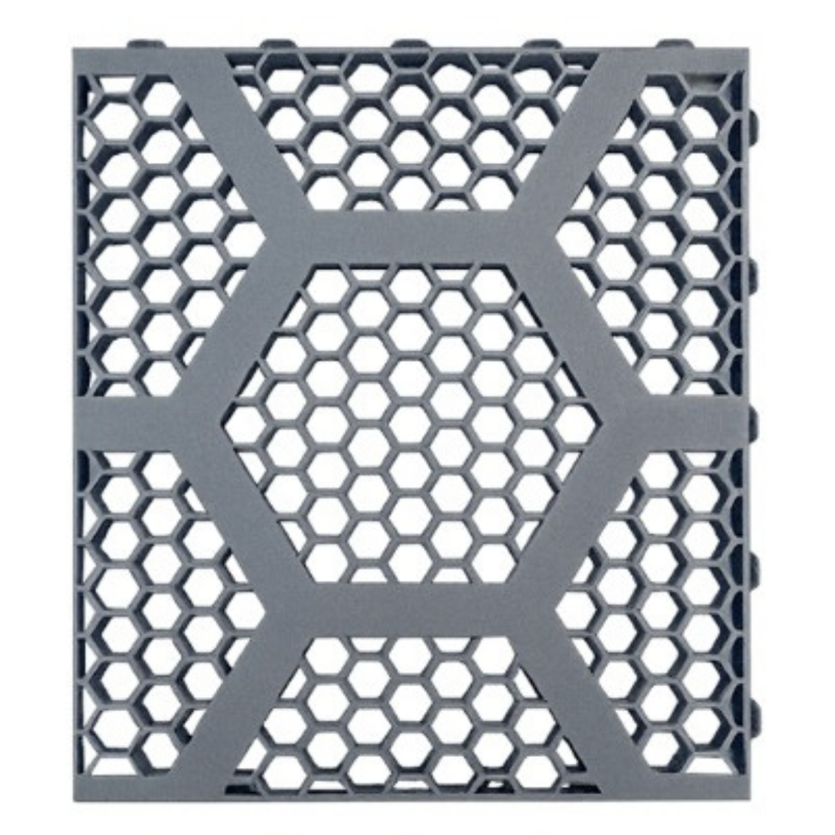 Placa Hexafloor na cor cinza