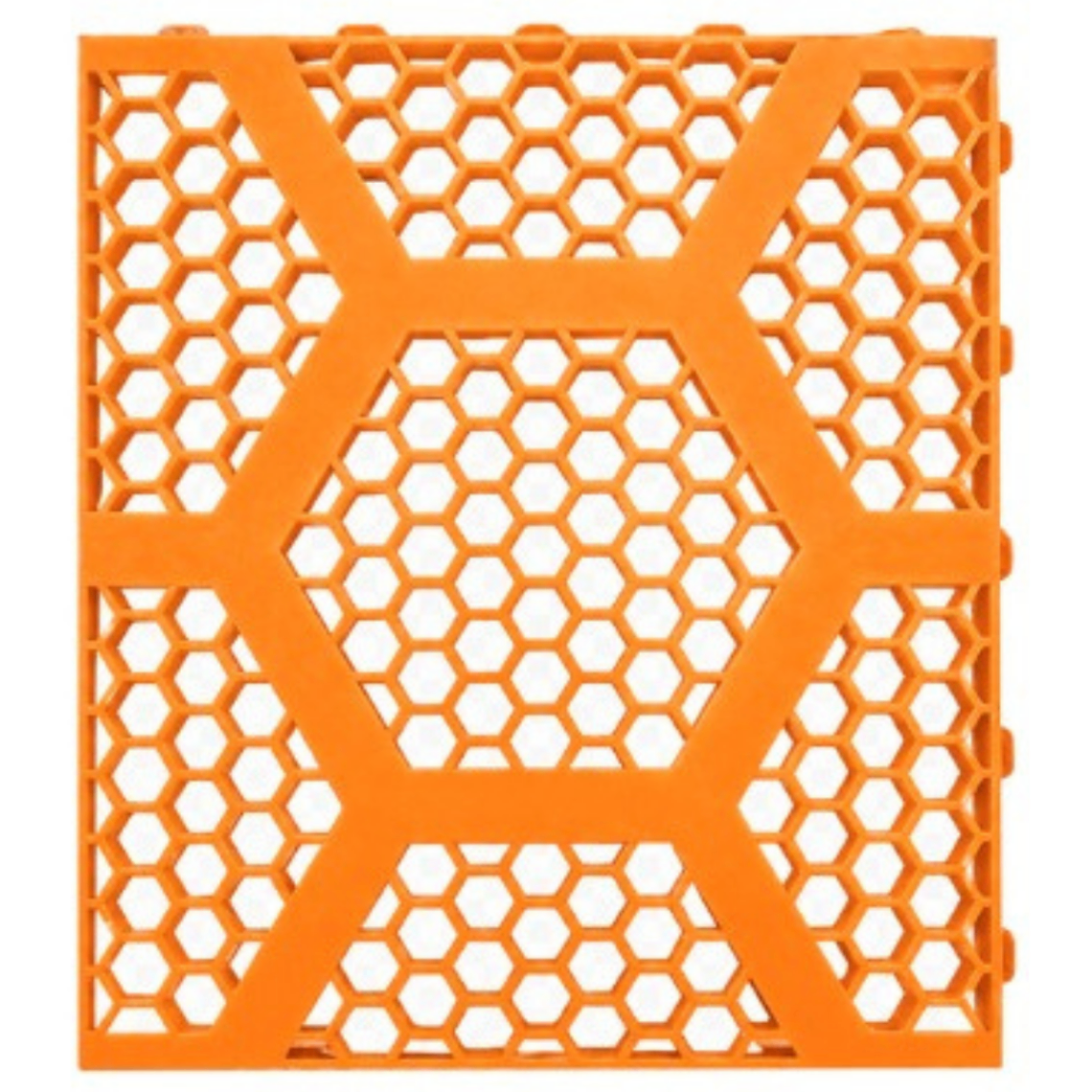 Placa Hexafloor na cor laranja