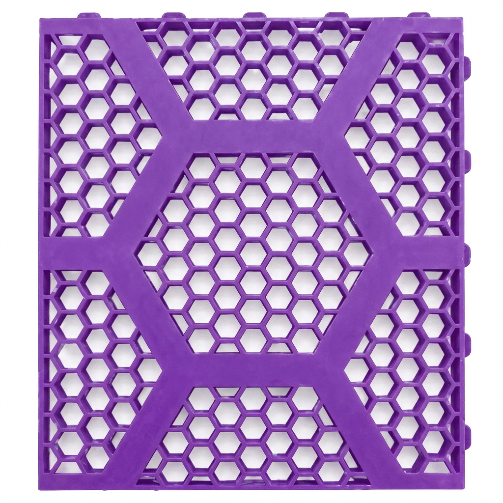 Placa Hexafloor na cor roxo